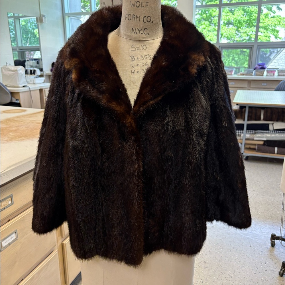 Vintage Brown Sable Fur Jacket